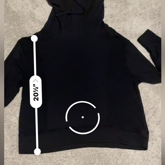 Athleta Womens Cowl Neck Sweatshirt Black Size: Medium - Picture 7 of 9